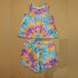 12-18mo Tie-Dye Tank & Shorts Set